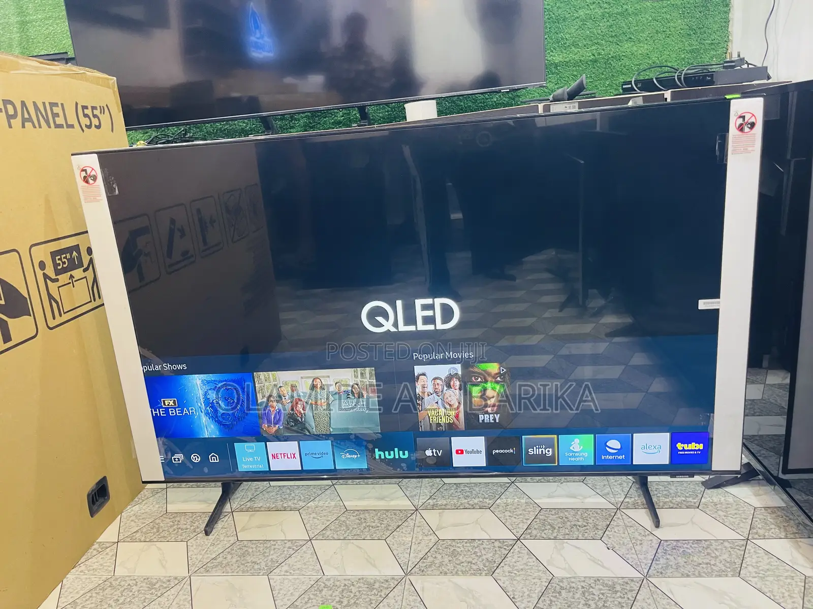 Samsung 55” Class Qled Q60A Quantum HDR Smart TV Alexa