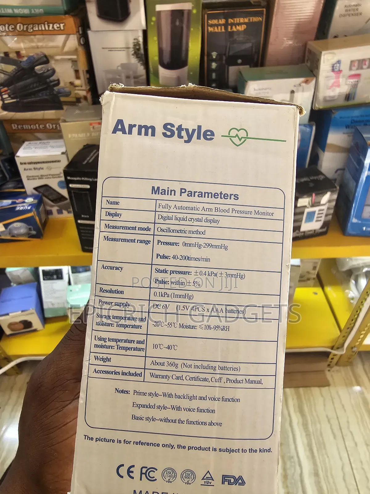 Electronic Blood Pressure Monitor With Voice Assistant