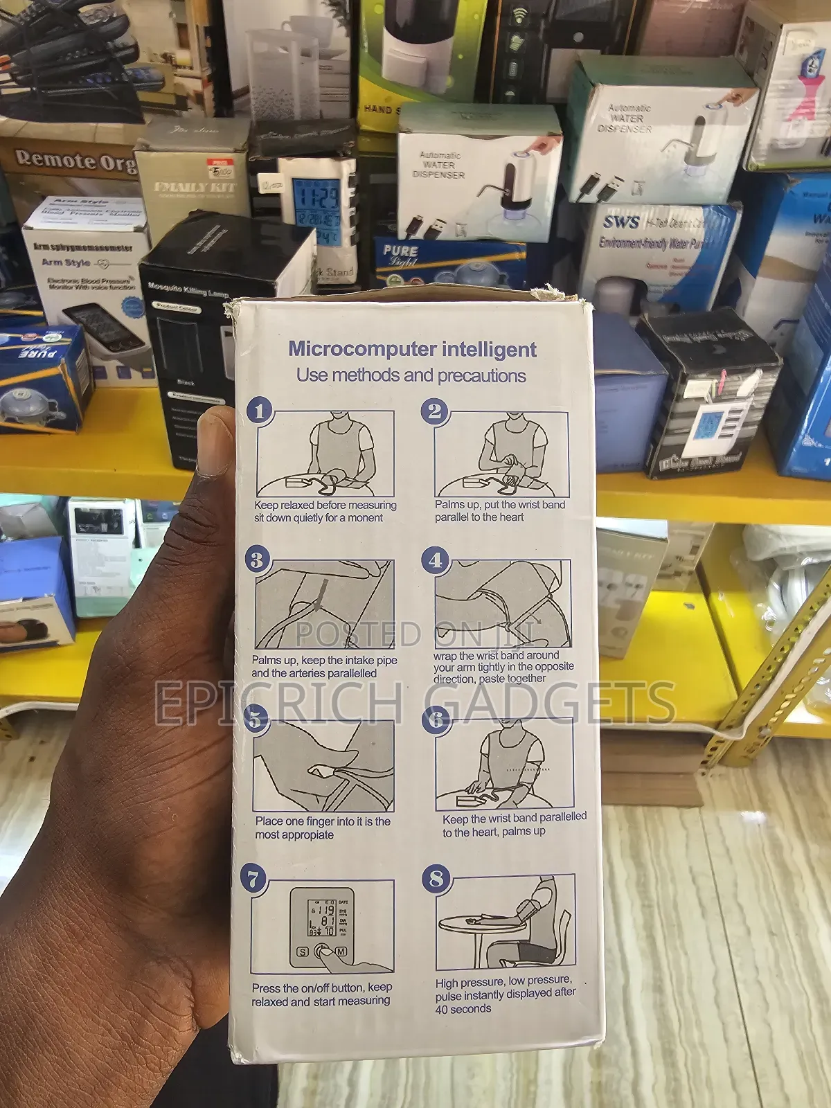 Electronic Blood Pressure Monitor With Voice Assistant