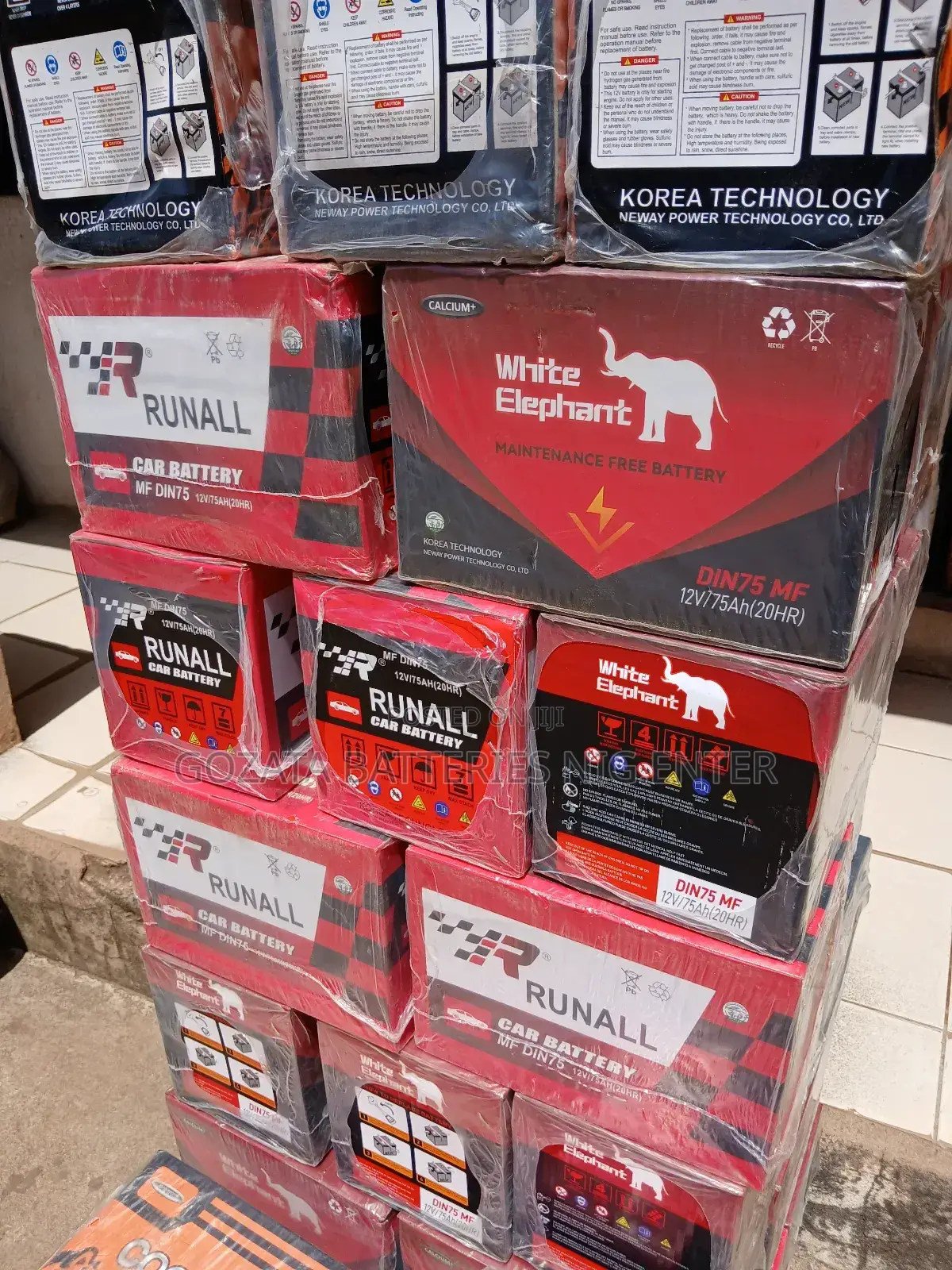 Quality Car Batteries, 1year Guarantee.