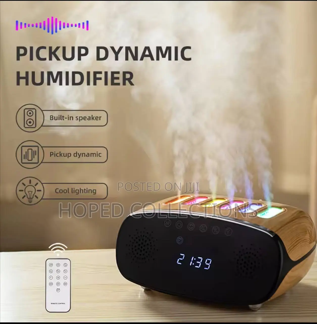 Music Clock Humidifier