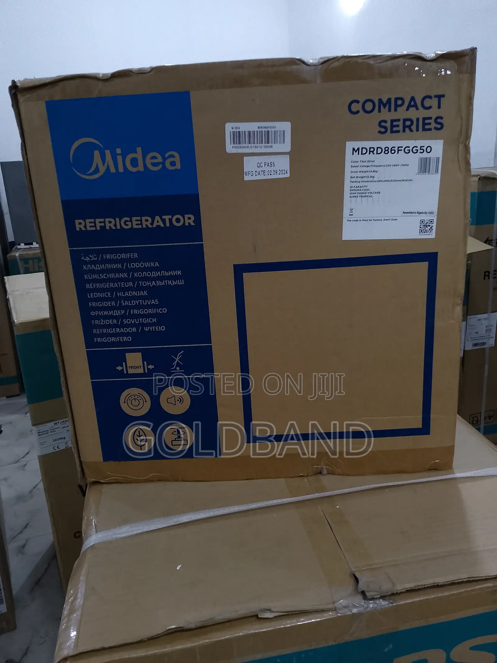 Midea 45L Energy Efficient Single Door Refrigerator