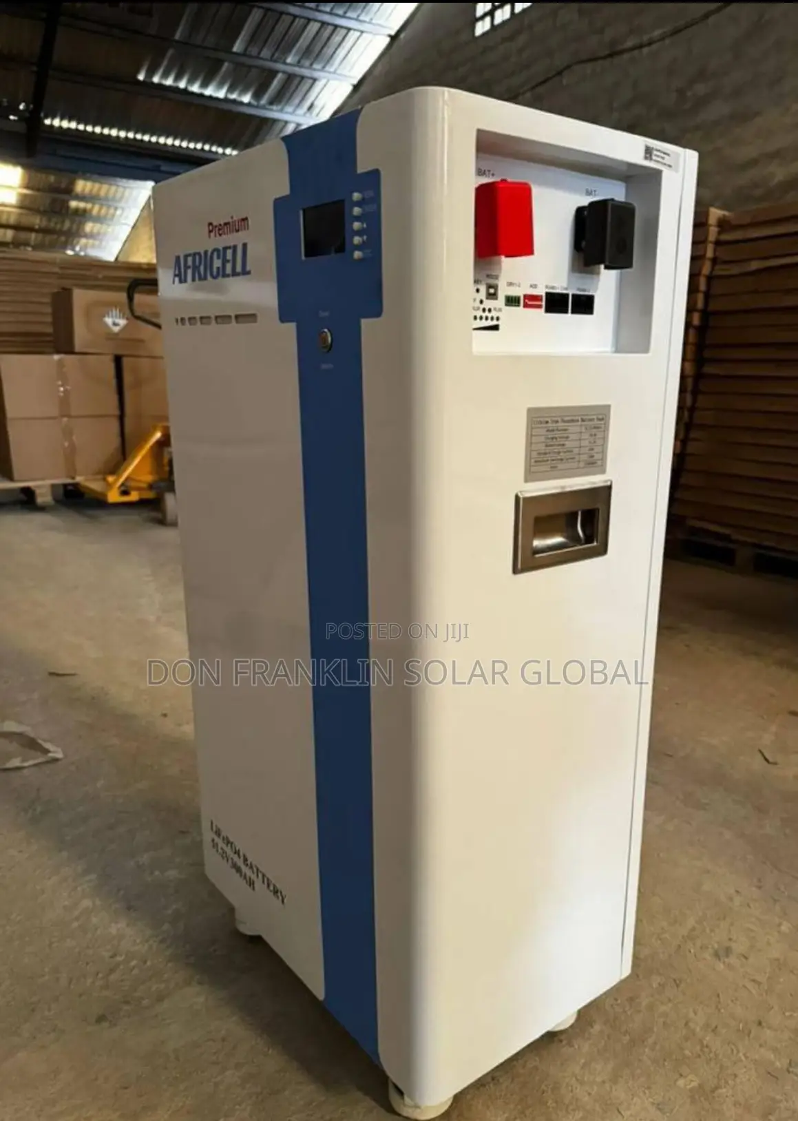 15kwh 51.2v Africell Lithium Ion Battery With 5 Years Warran