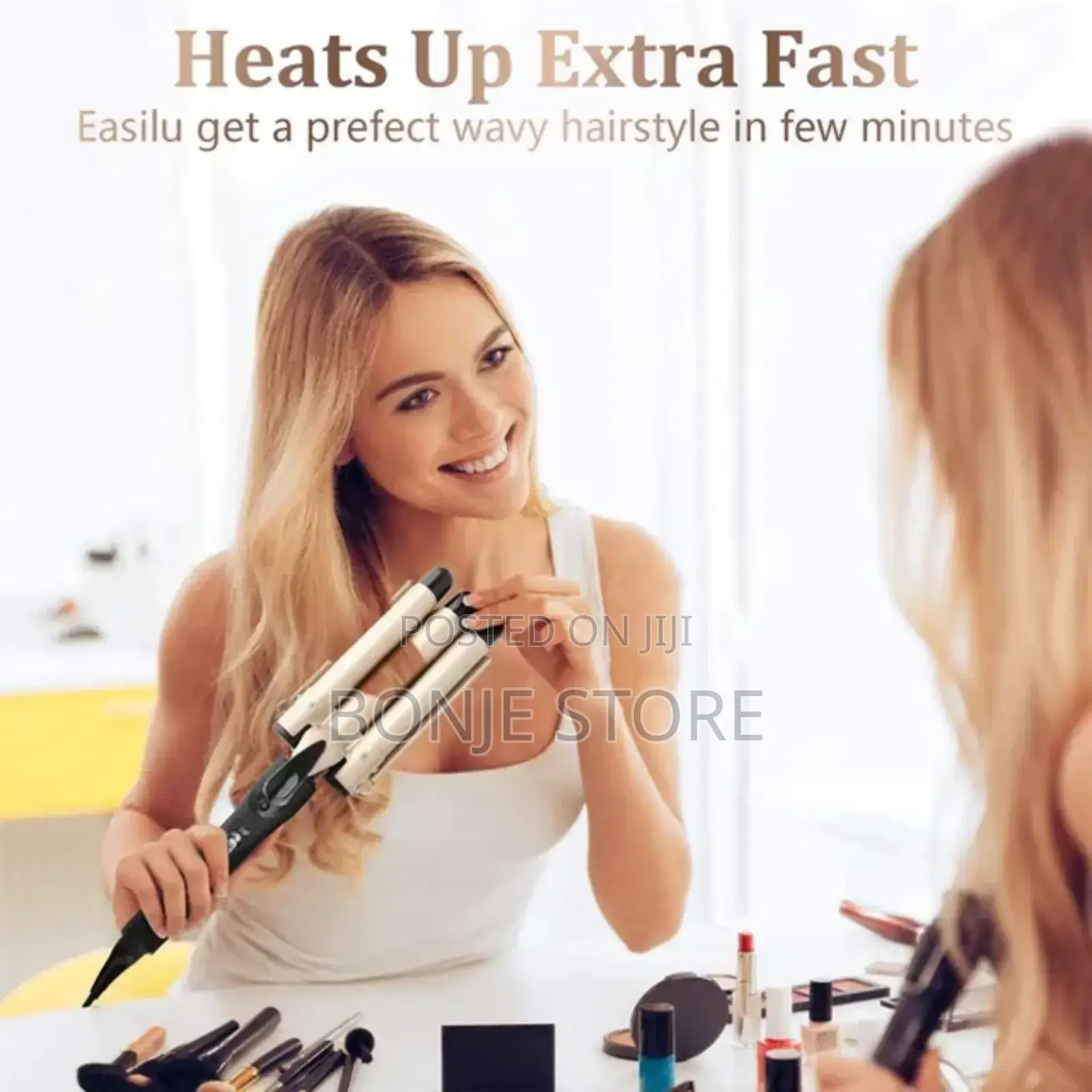 3 Barrels Fast Hair Straightener Hair Curling Iron Wand