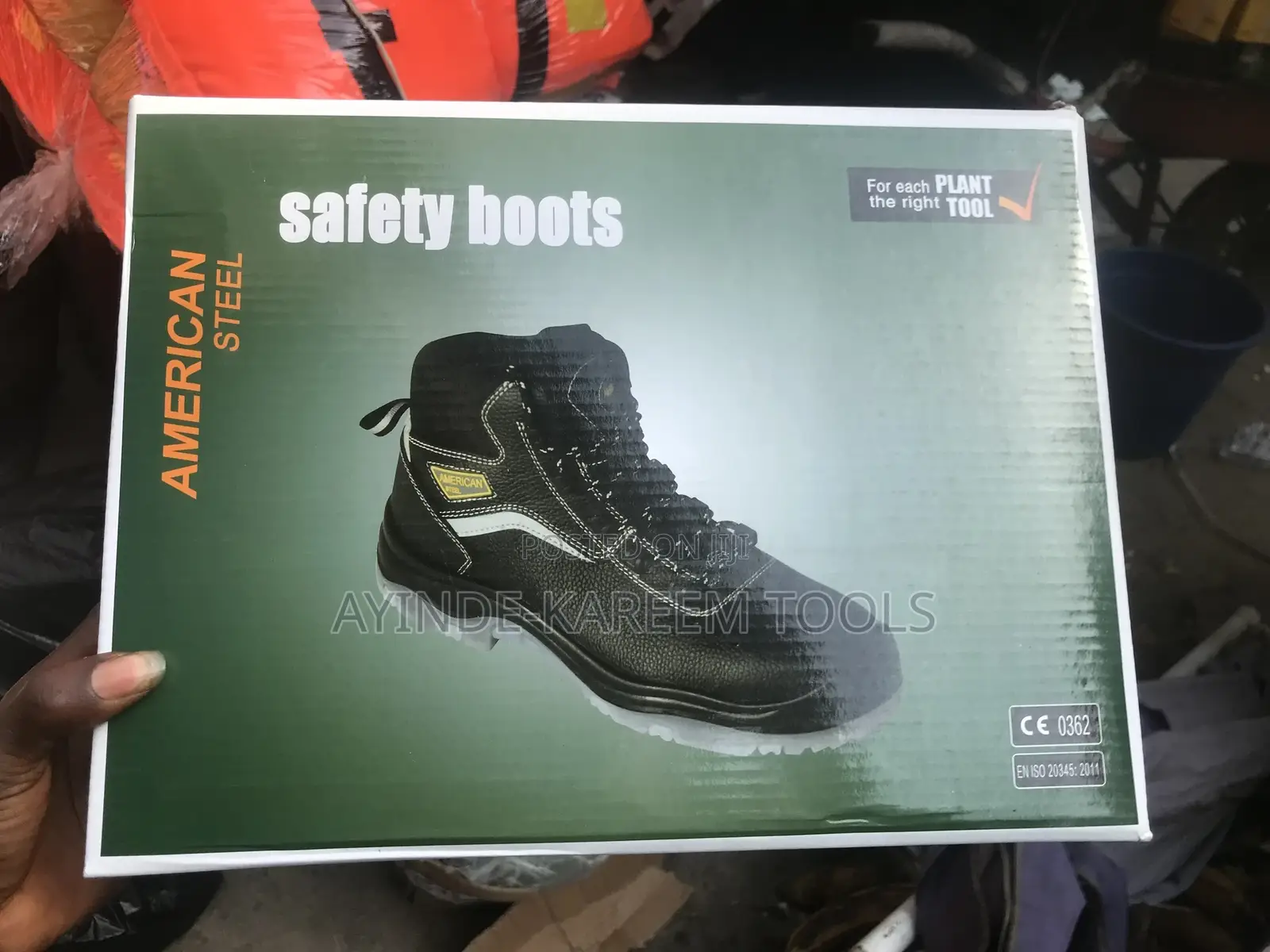 American Steel Safety Boots