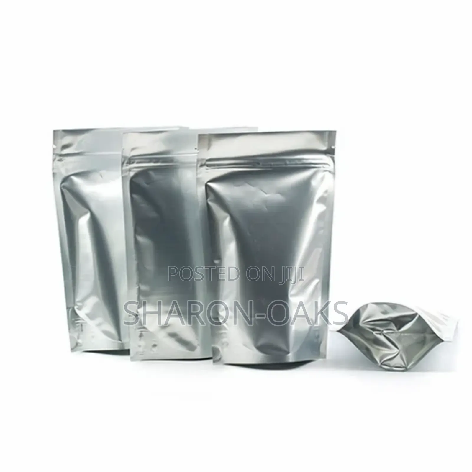 11x17cm Silver Aluminum Pouch No Window