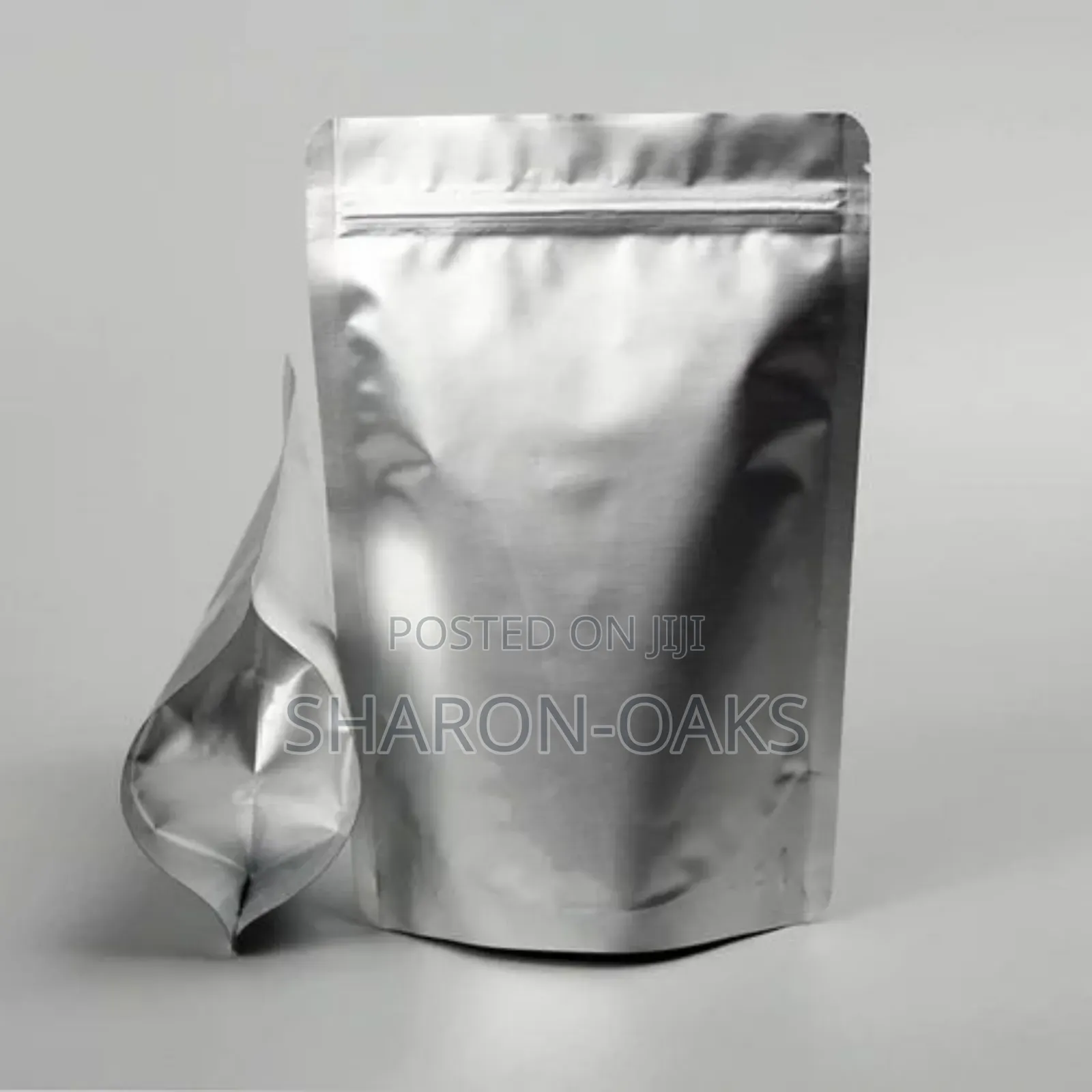 11x17cm Silver Aluminum Pouch No Window