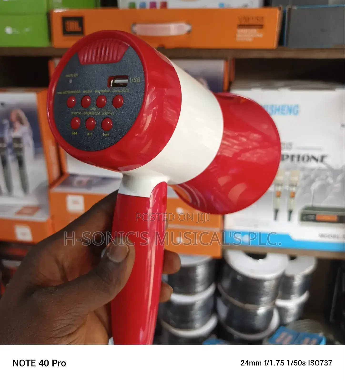 Music Gate Handheld Mg-180usb Recording Megaphone