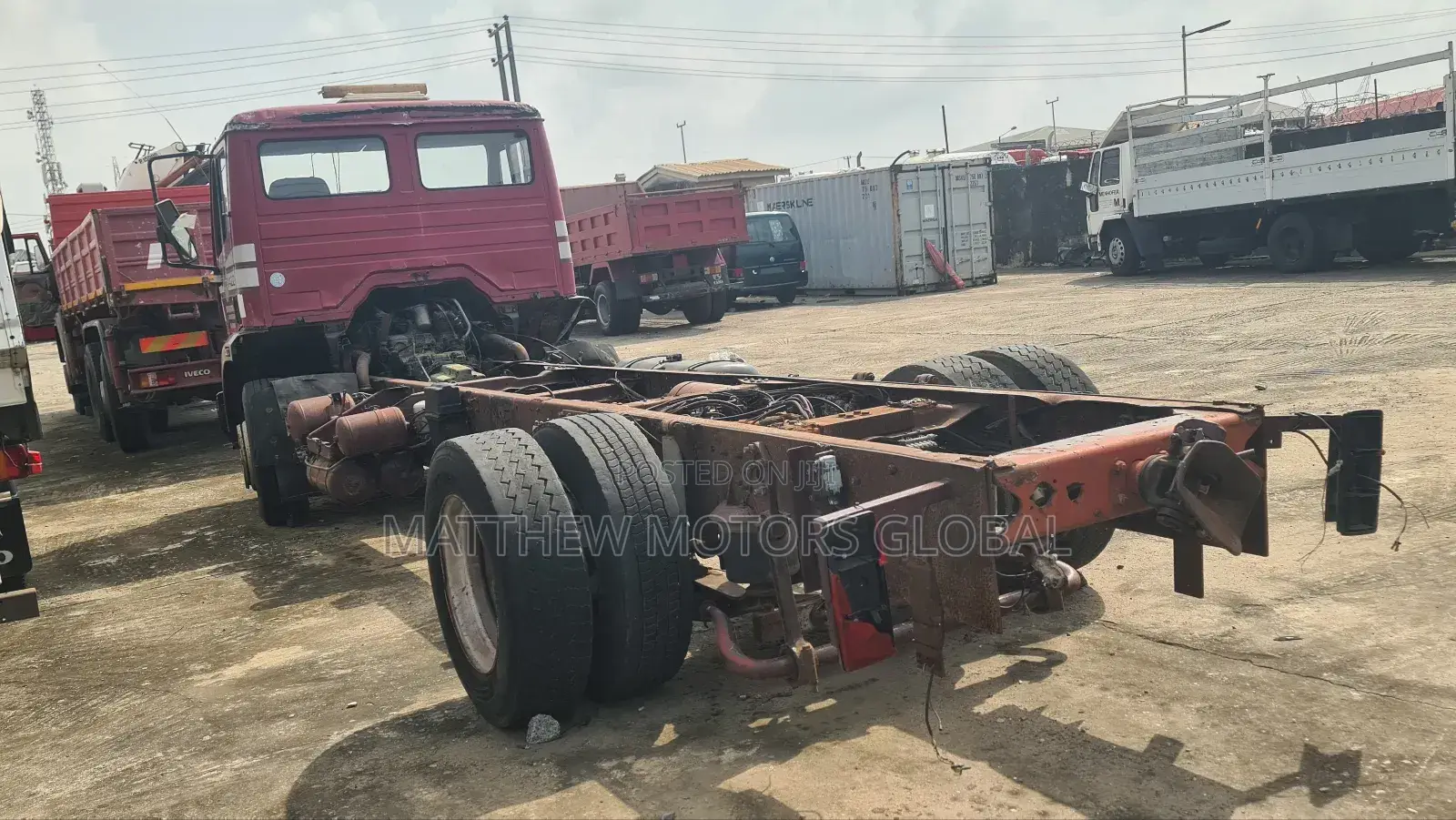 Excellent Mercedes Benz 1422 Truck Cap and Chassis