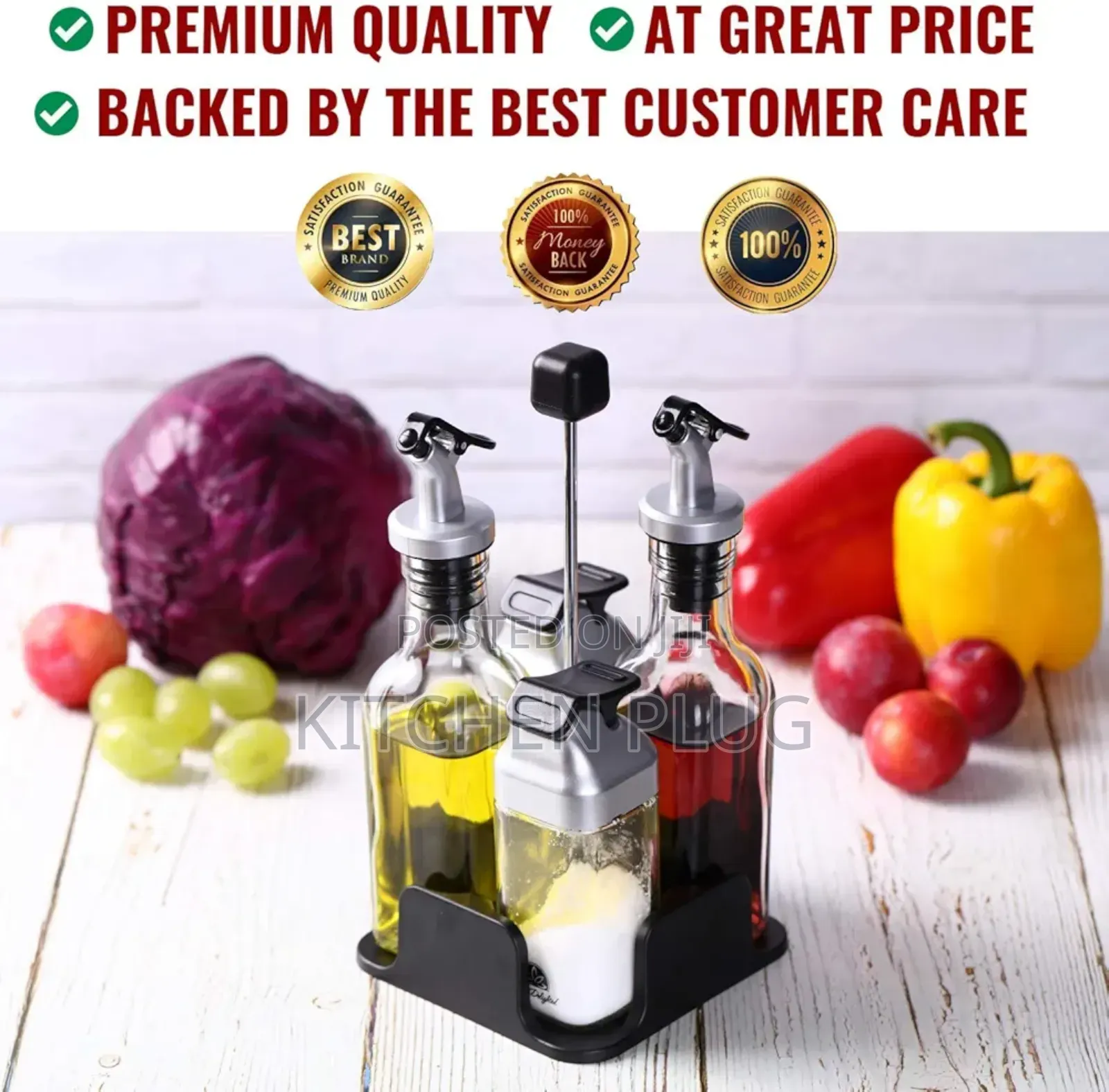 5 Piece Salad Dressing Set
