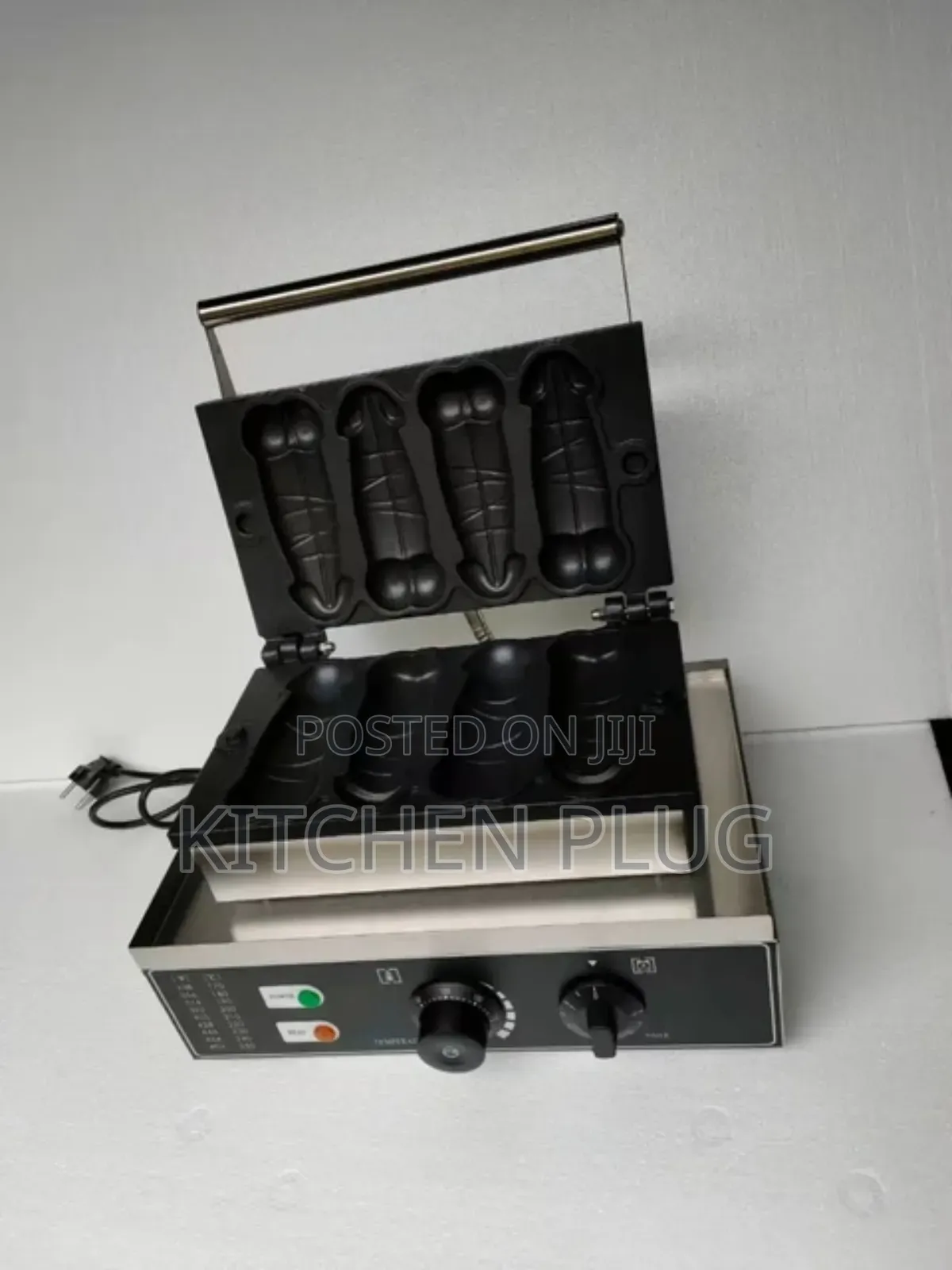 4-holes Industrial Electric Man-hood Waffle Machine