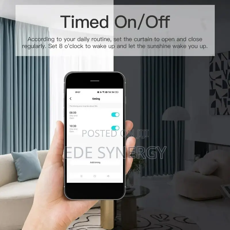 Smart Automatic Curtain Opener With Mobile App/Wifi Function