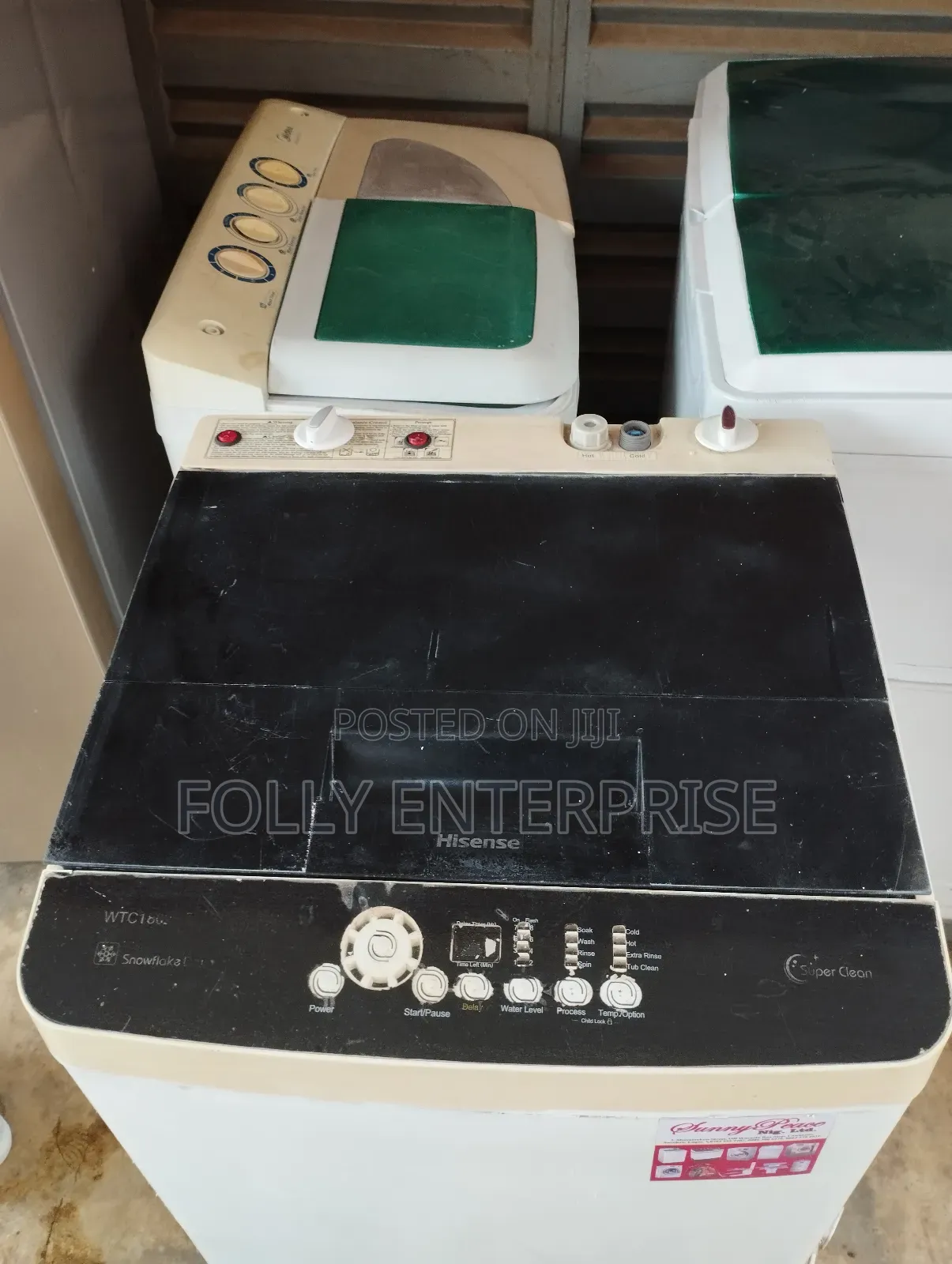 Hisense Single Tube Manual Washing and Spinning Machine