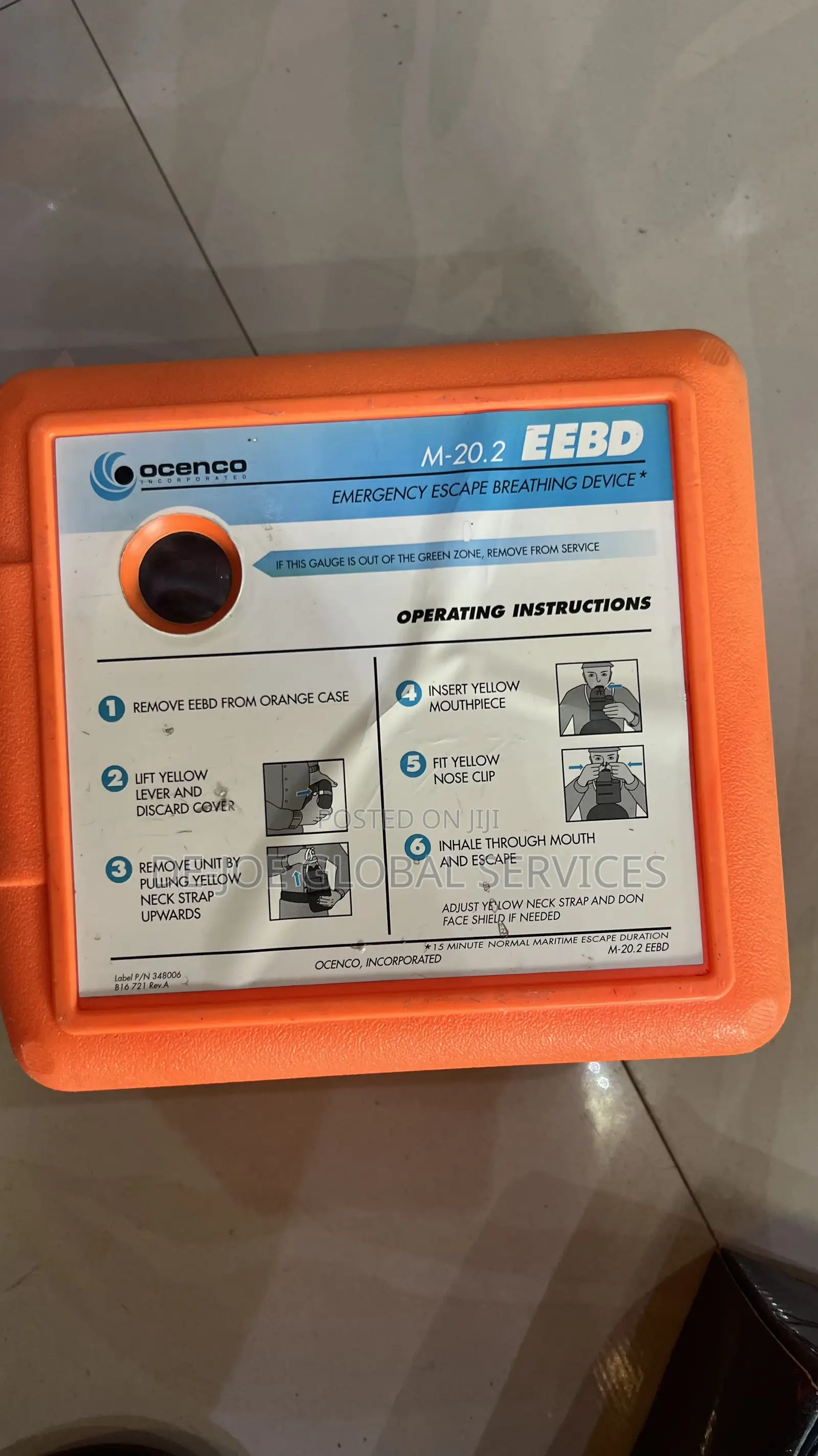 EEBD Emergency Escape Breathing Device