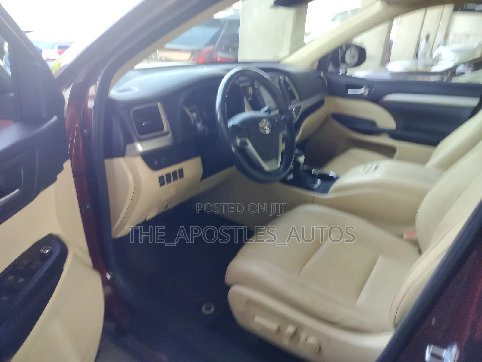 Toyota Highlander XLE 4x2 V6 (3.5L 6cyl 8A) 2017 Burgundy