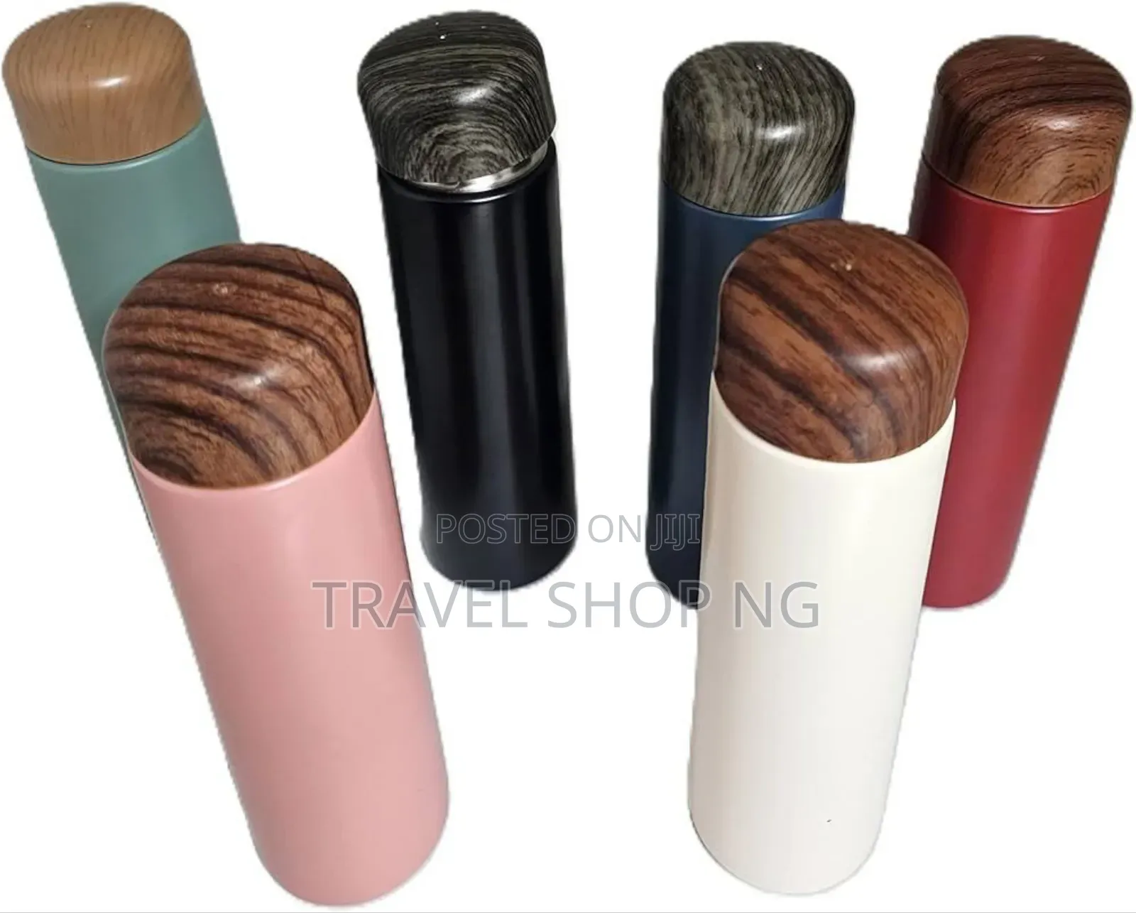 Thermal Flask With Wooden Top - 250ml Insulated Beverage