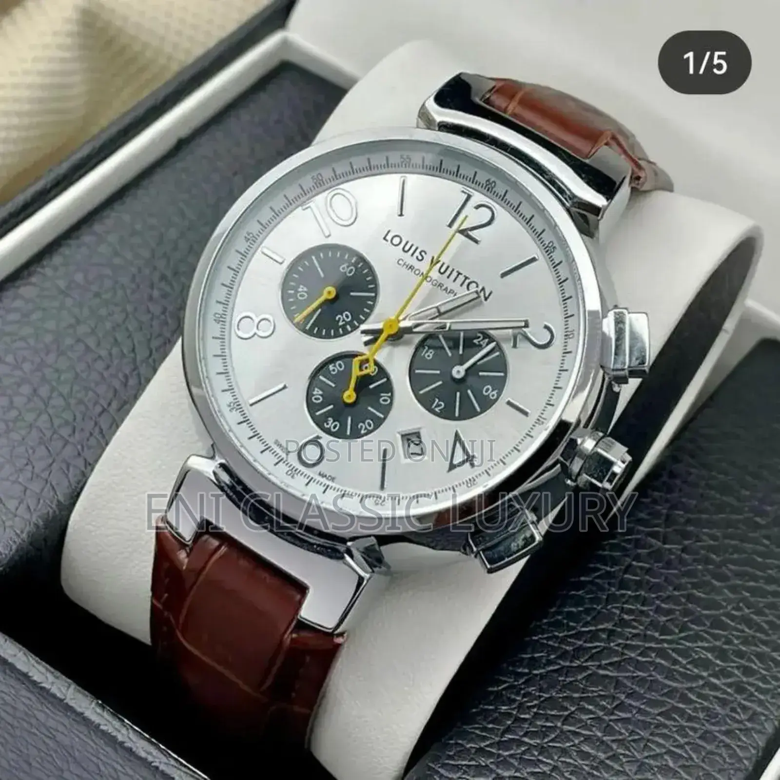 Unisex Luxury Wristwatches Louis Vuitton Available in Store