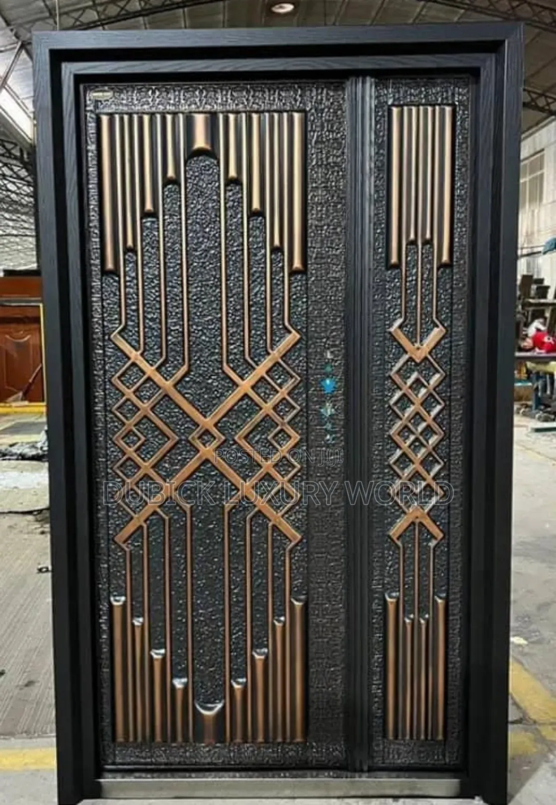 4ft Italian Copper Cast Security Entrance Door