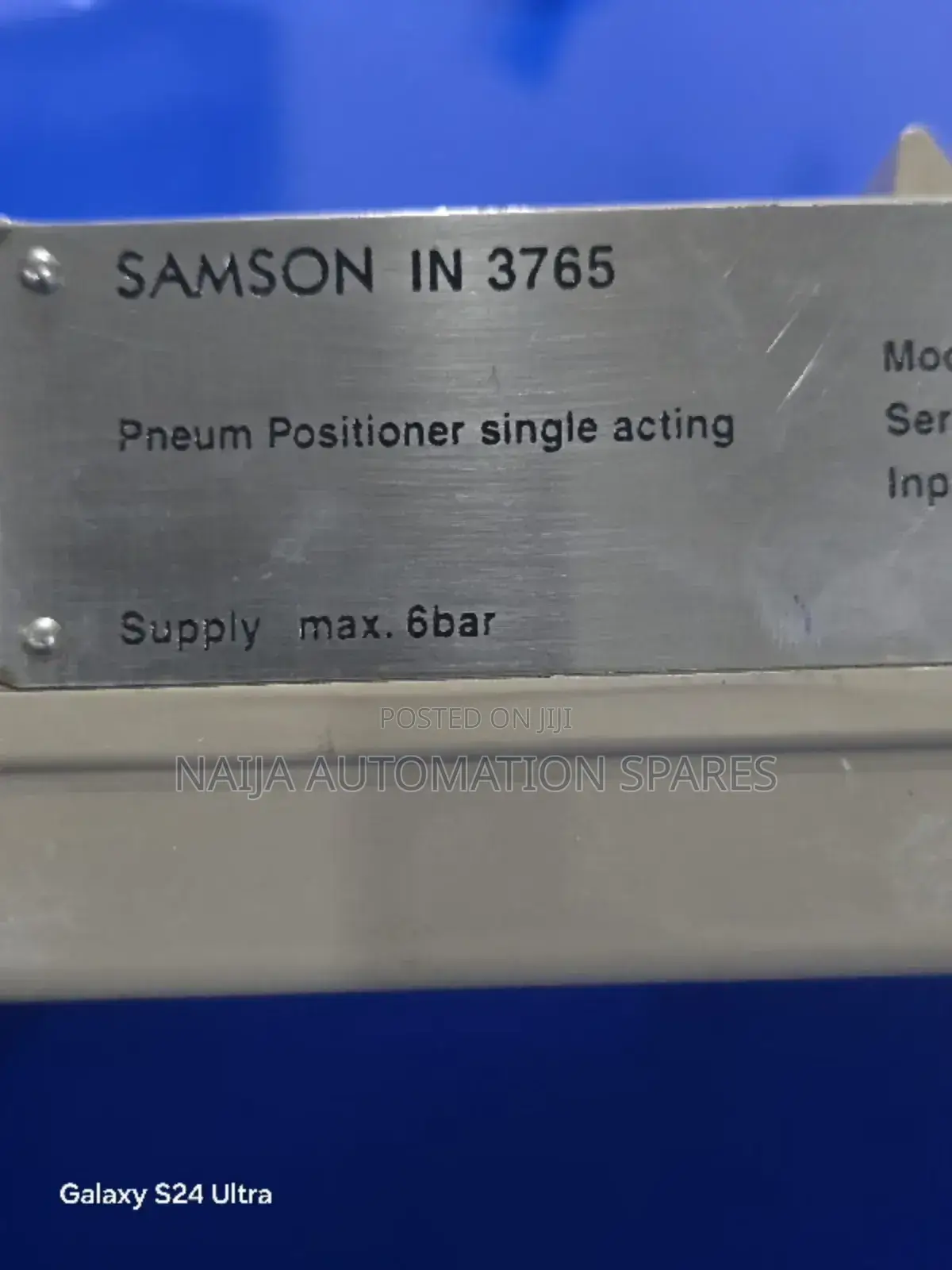 Samson 3765-0001.03 Pneumatic Positioner