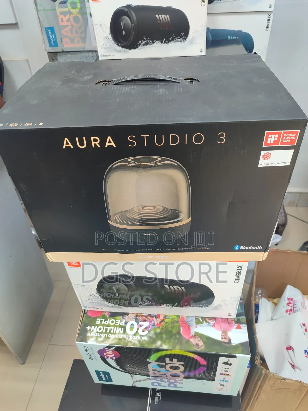 Harmon Kardon Aura Studio 3 Gold Limited Edition Bluespeaker