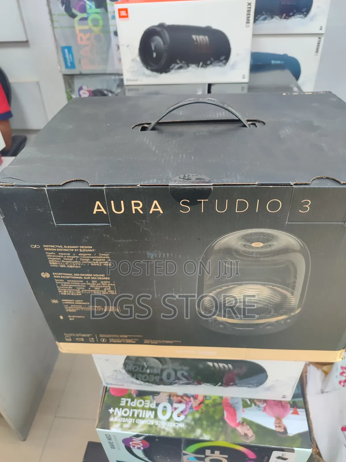 Harmon Kardon Aura Studio 3 Gold Limited Edition Bluespeaker