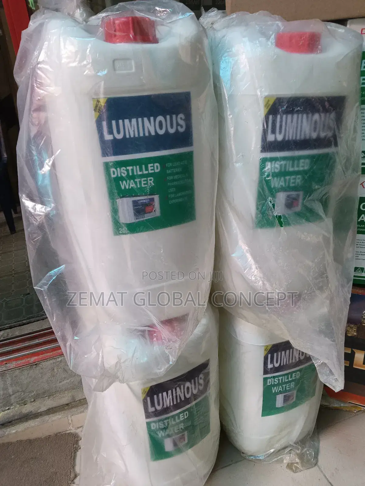 25liters Pure Luminous Distilled Water