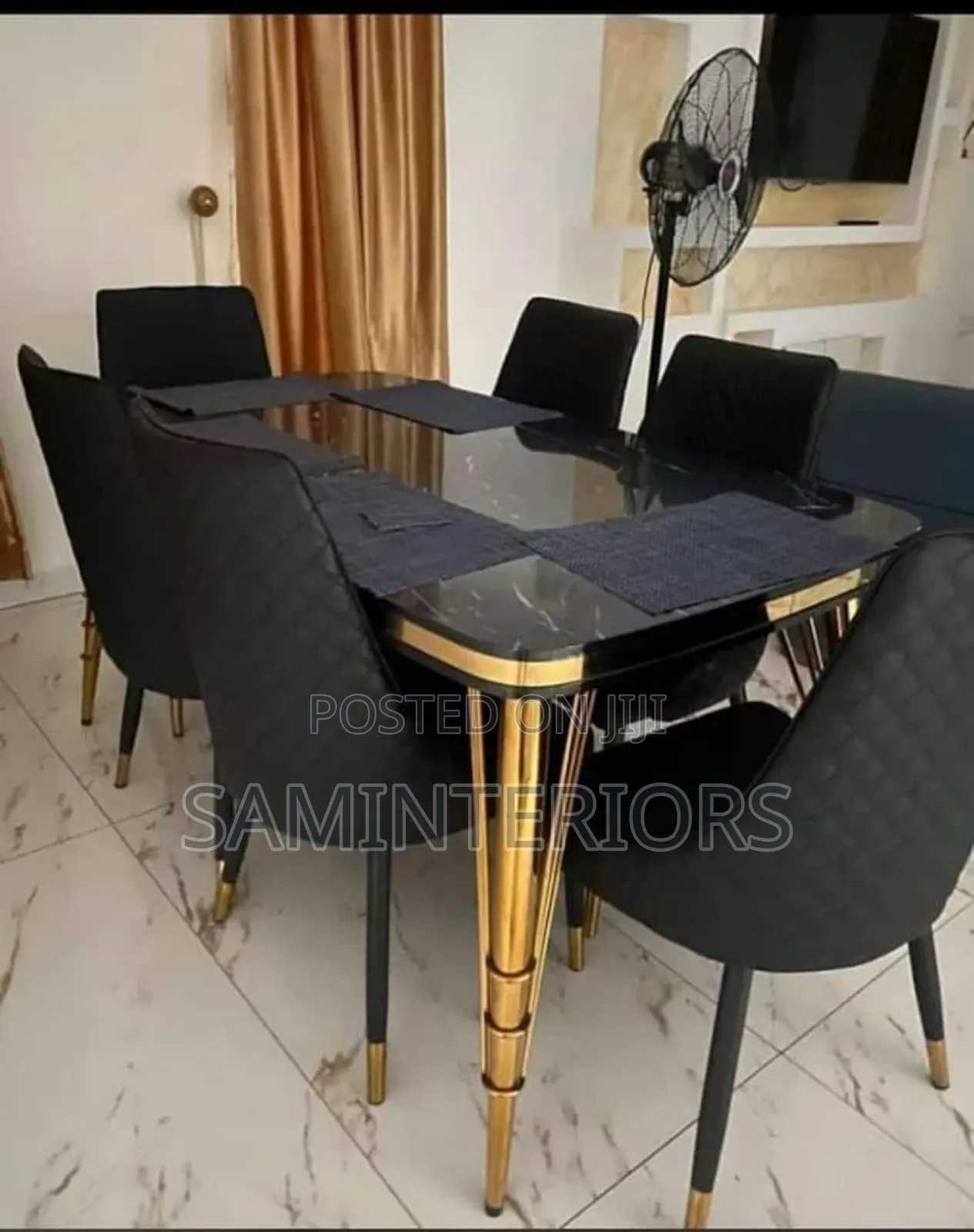 Luxury and Modern Dining Set of Six Seaters