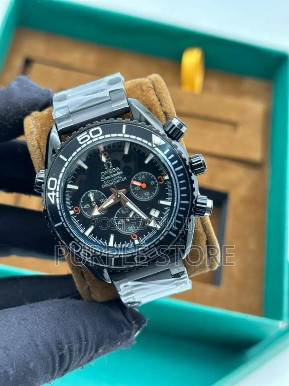 Omega Seamaster Chronograph Wristwatch Black