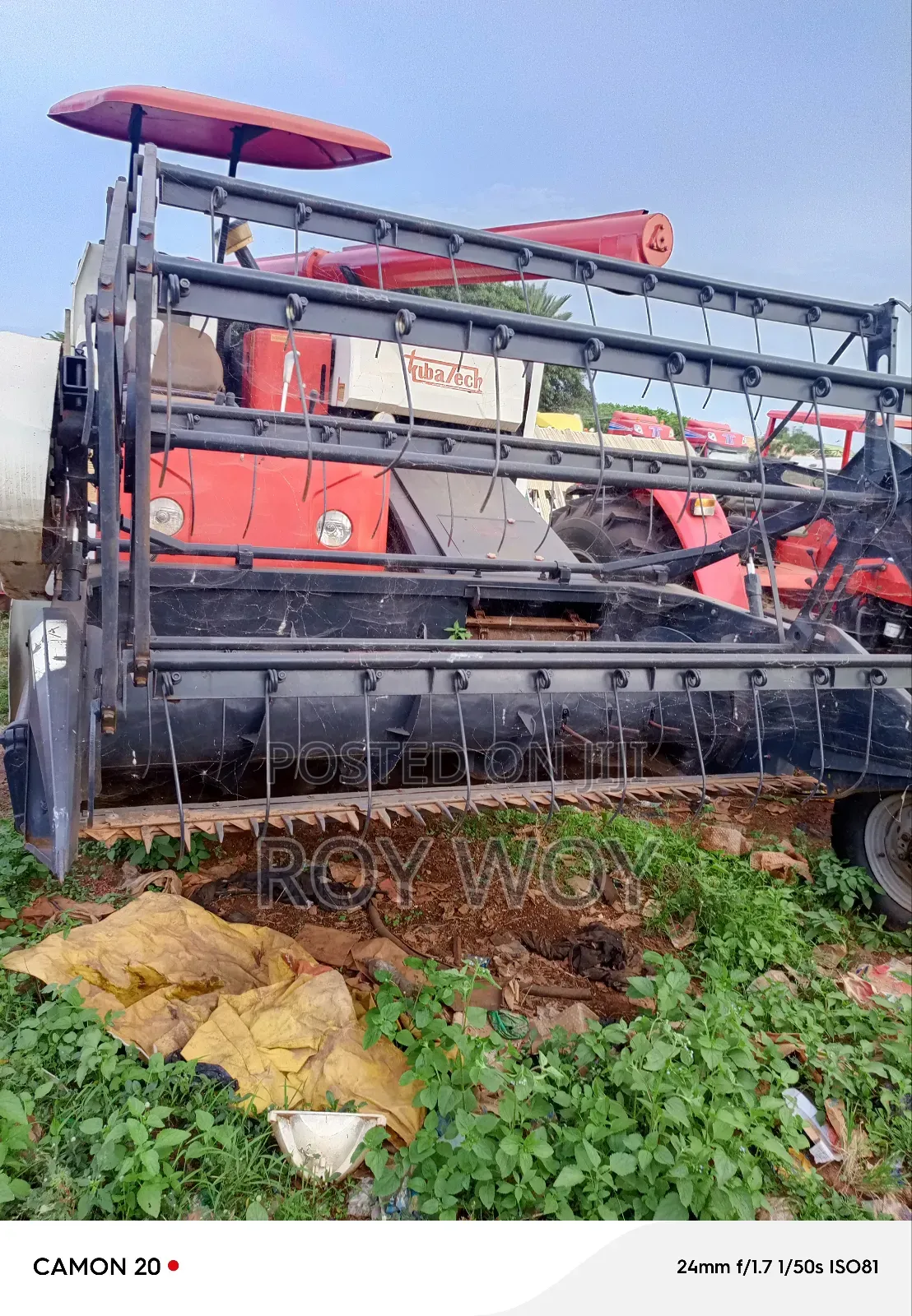 Zoomlion Rice/Wheat Combine Harvester