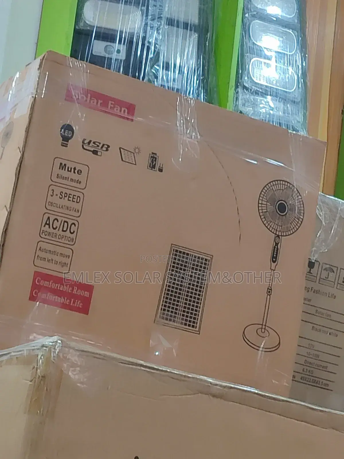 Solar Inverter Standing Ac / Dc Fan.