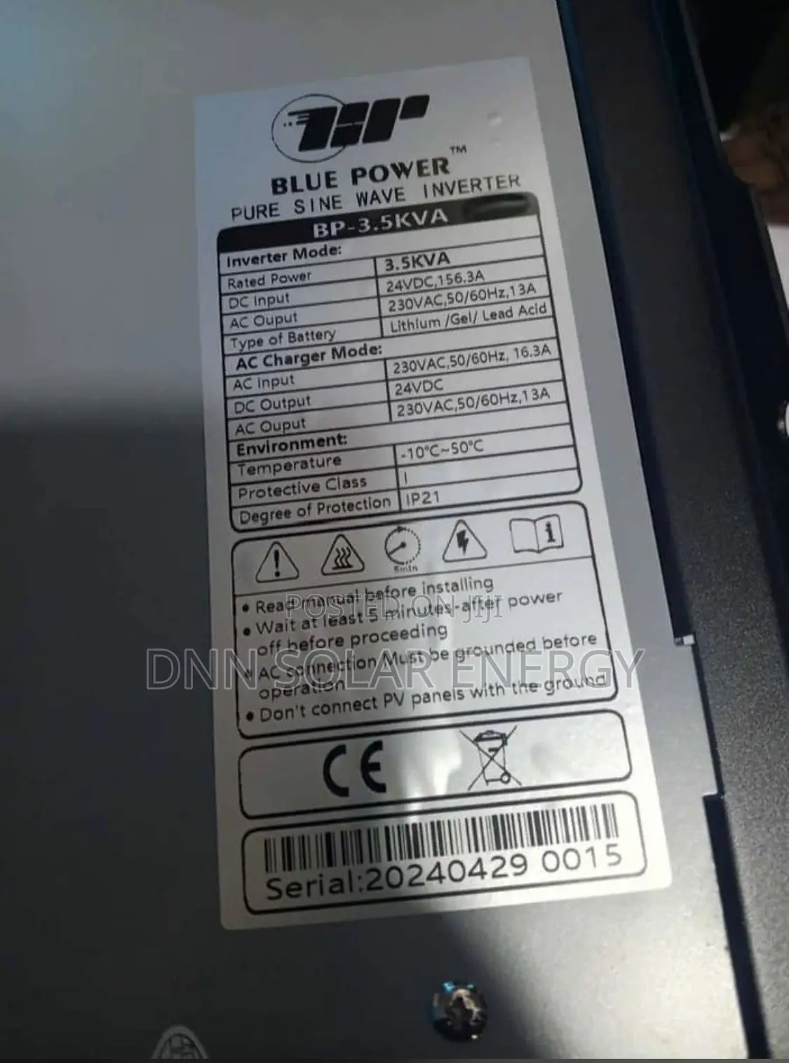 3.5kva 24v Blue Power Inverter