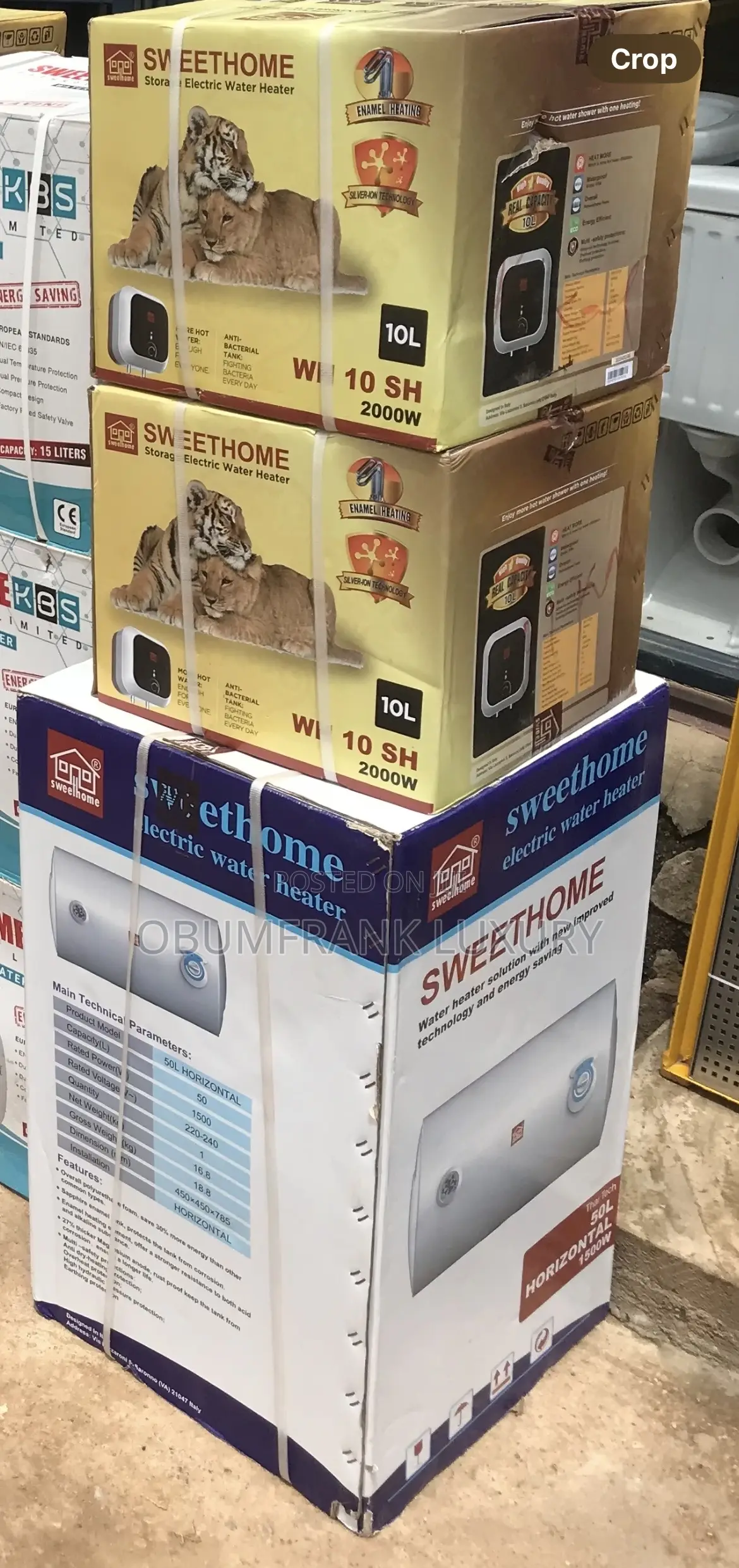 50liters Sweet Home Water Heater