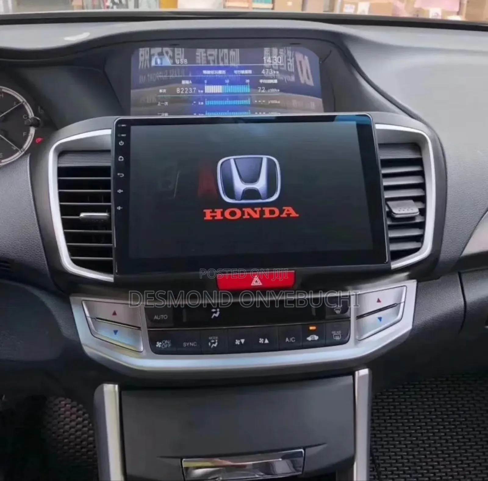 Honda Accord 2013-2017 Android Player+Reverse Camera