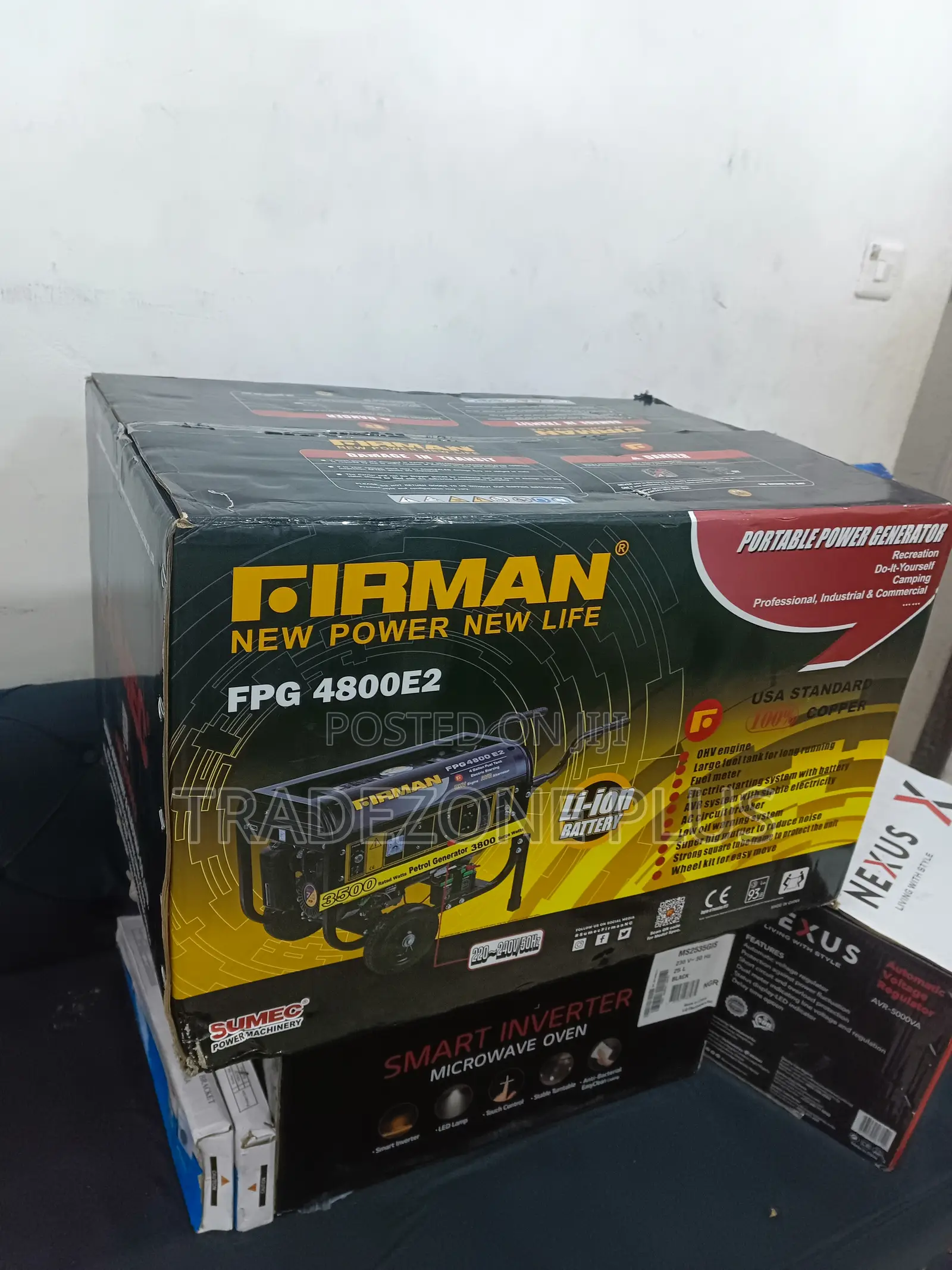 Firman 3.5kva Emergency Generator ''Fpg-4800e2''