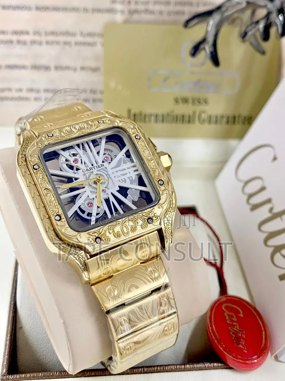 Body Crested Cartier Santos Wrist Watch