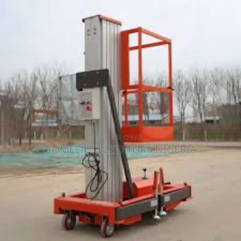 High Self Propelled Vertical Mast Lift by Homelift Elevators