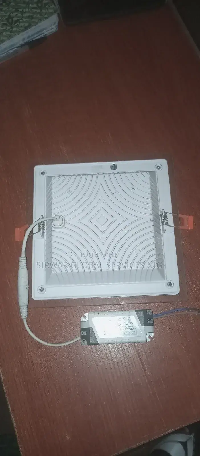 18w Glass Recess Light Square