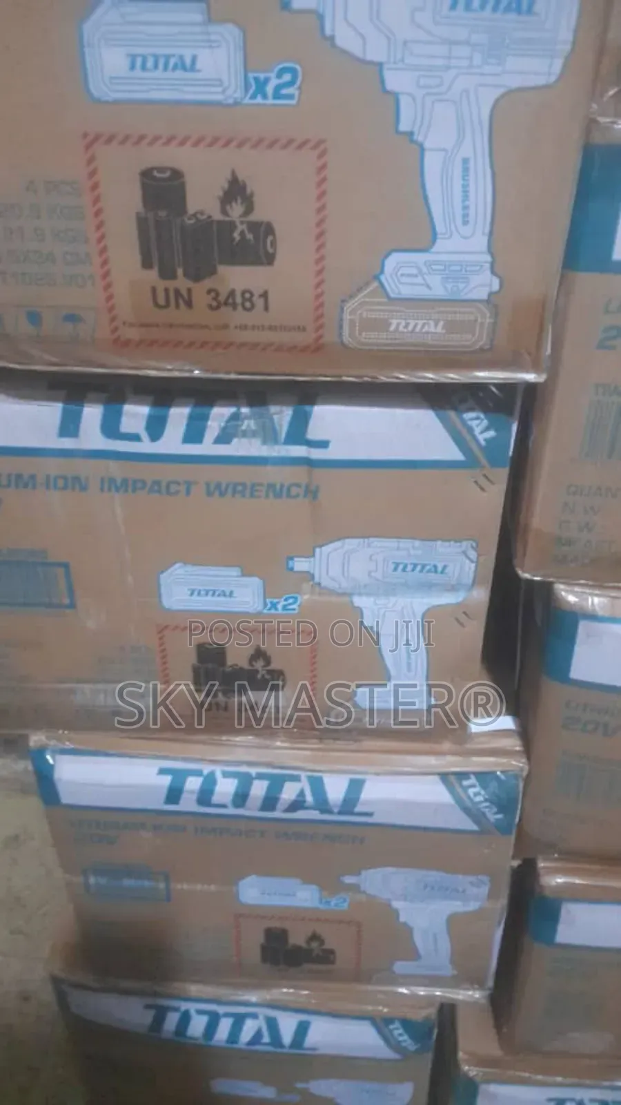 Total Cordless Impact Wrench With 4.0ah Battery
