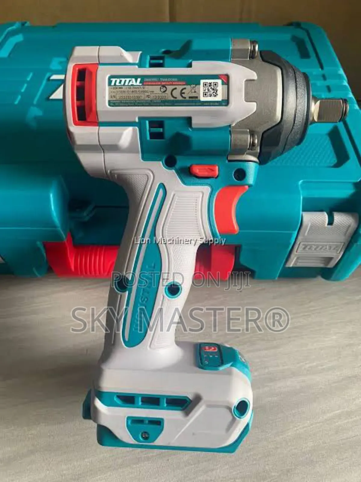 Total Cordless Impact Wrench With 4.0ah Battery