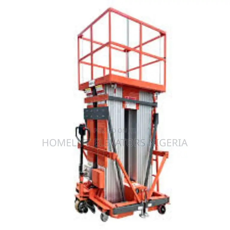 9m Single Hydraulic Vertical Mast Lift for Aerial Working