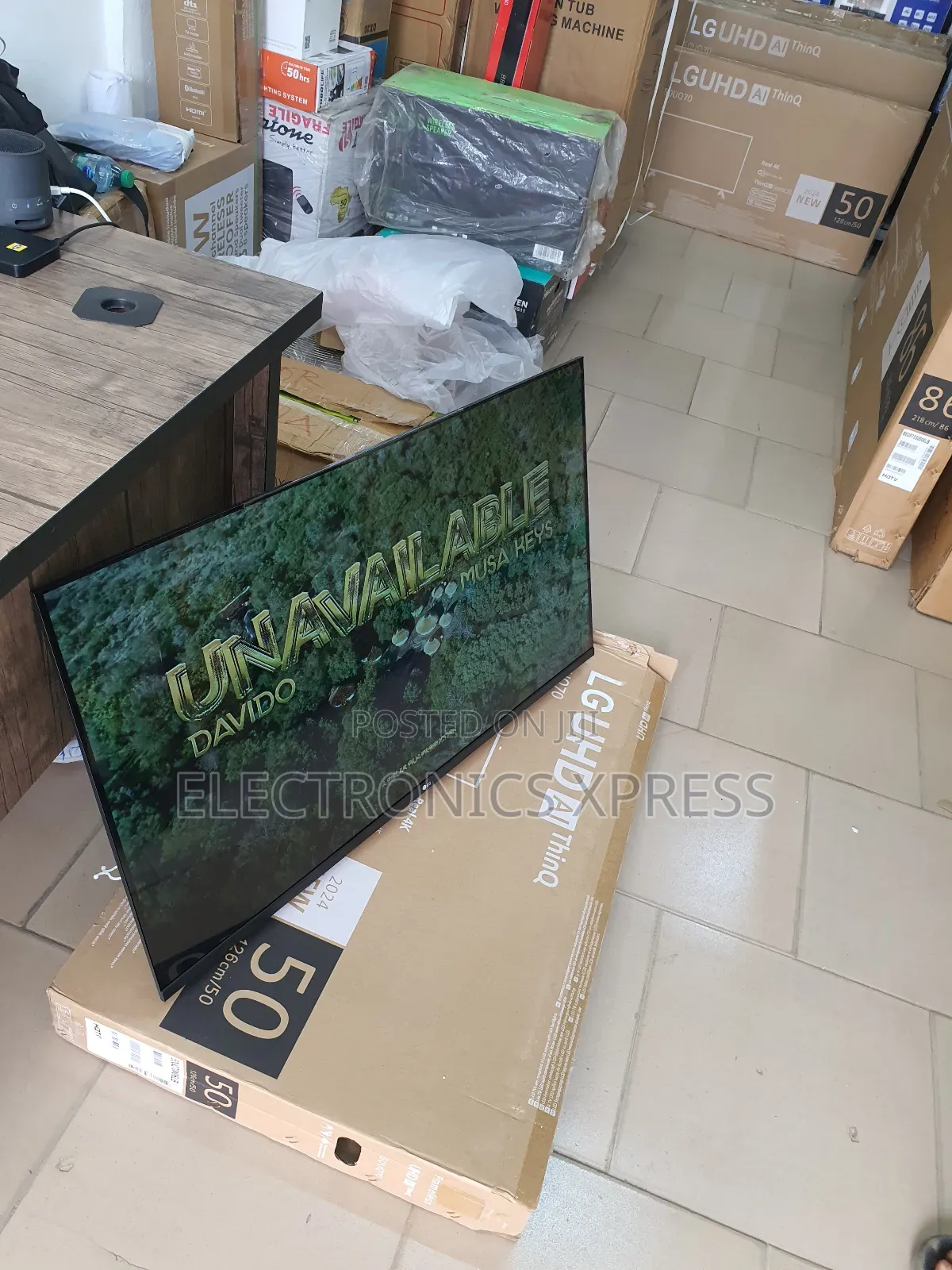 50" Lg Smart Tv With Uhd Ai Thinq