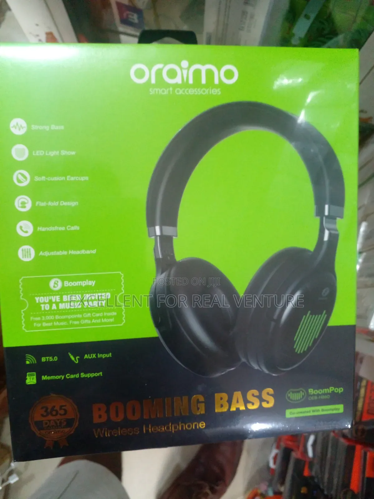 Booming Bass Wireless Headphones