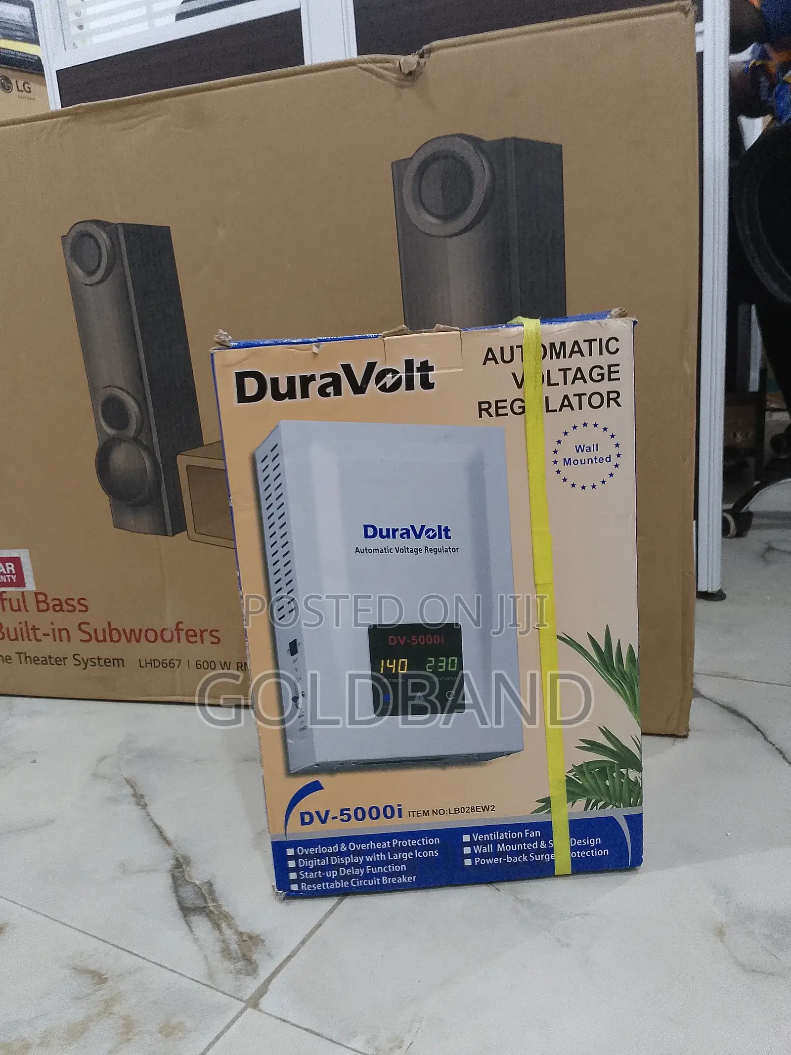 Duravolt 5000W Electrical Ease Wall Mounted Stabilizer