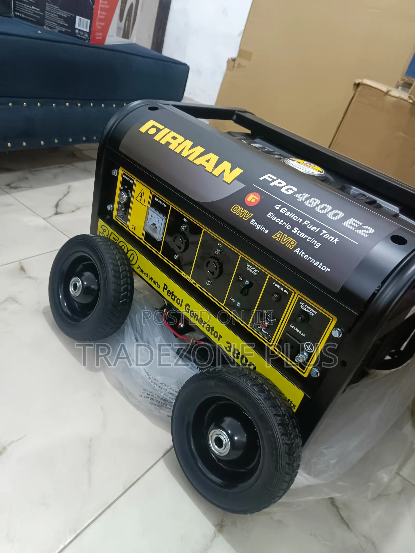 Firman Energy-Efficient Generator ''Fpg-4800e2''
