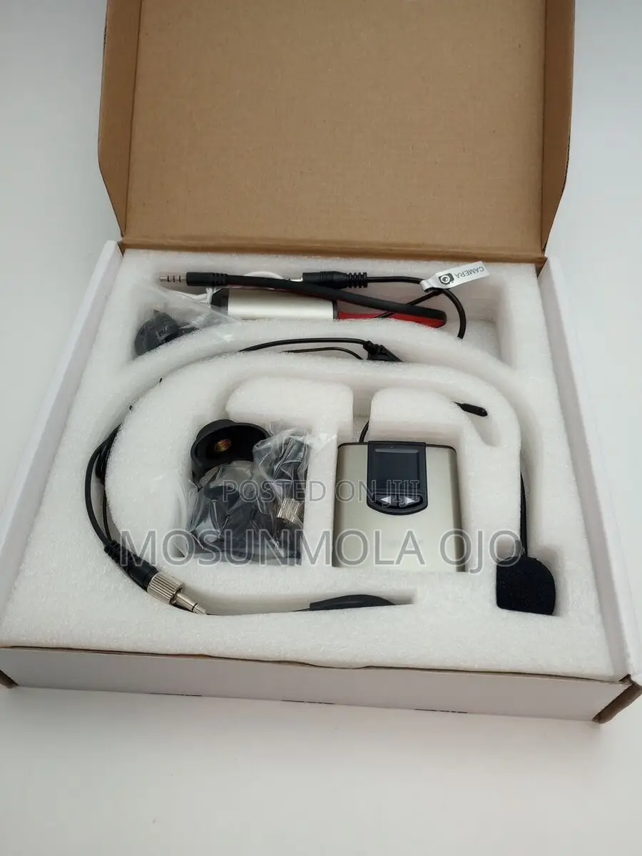 Dual Headset/Lavalier Microphone UHF Wireless System