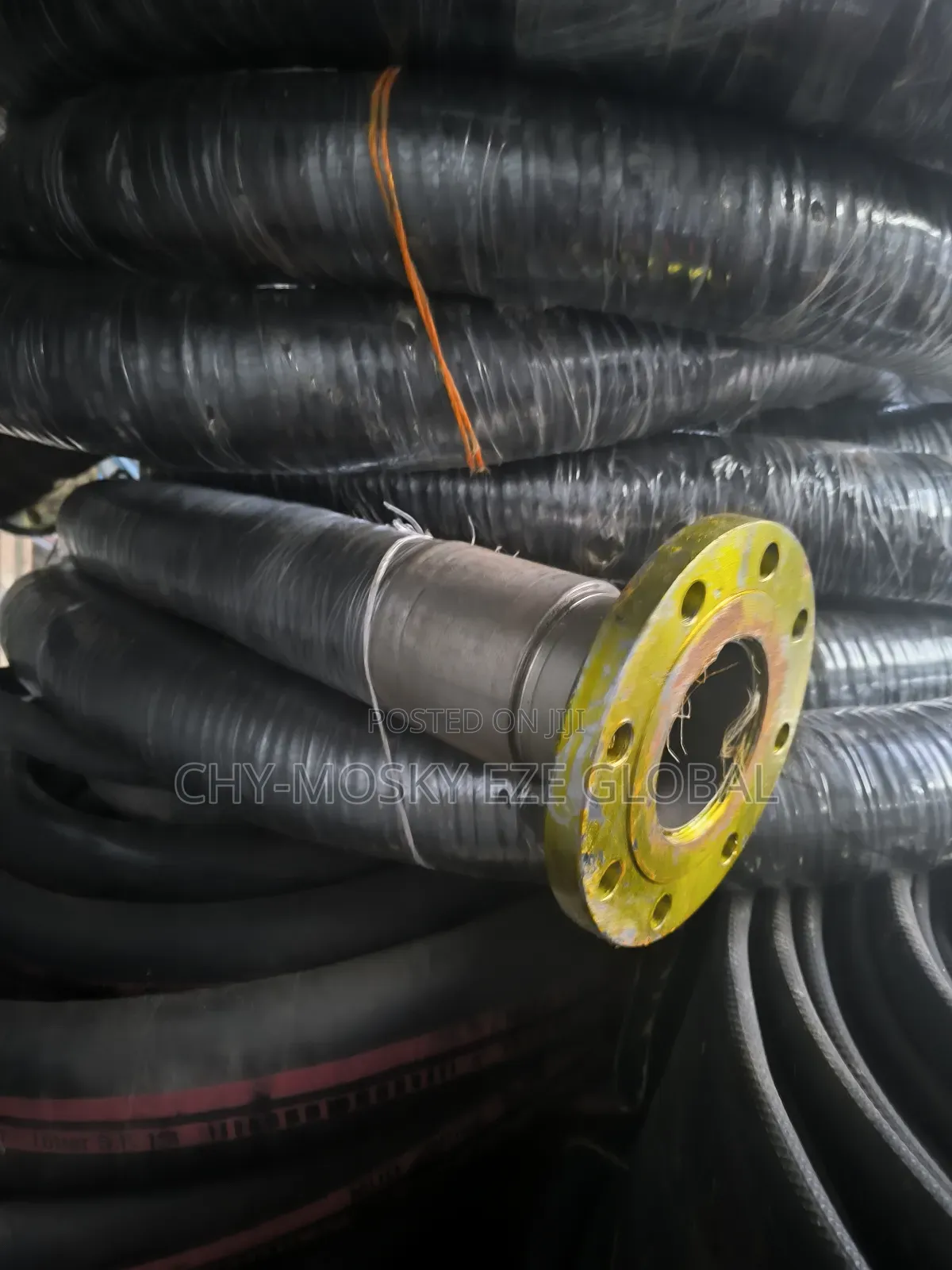 4 Inch Rubber Flexible Suction Hose (With Both End Flange)