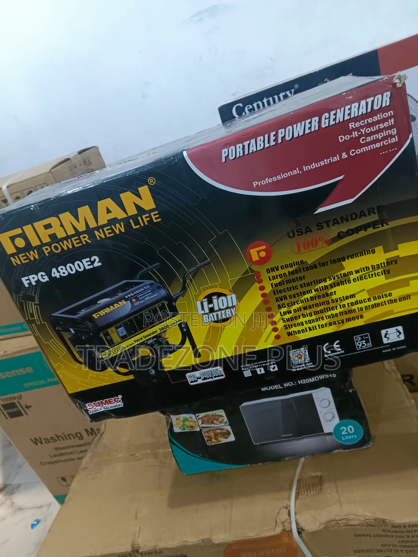Firman 3.5kva Efficient Power Generator ''Fpg-4800e2''