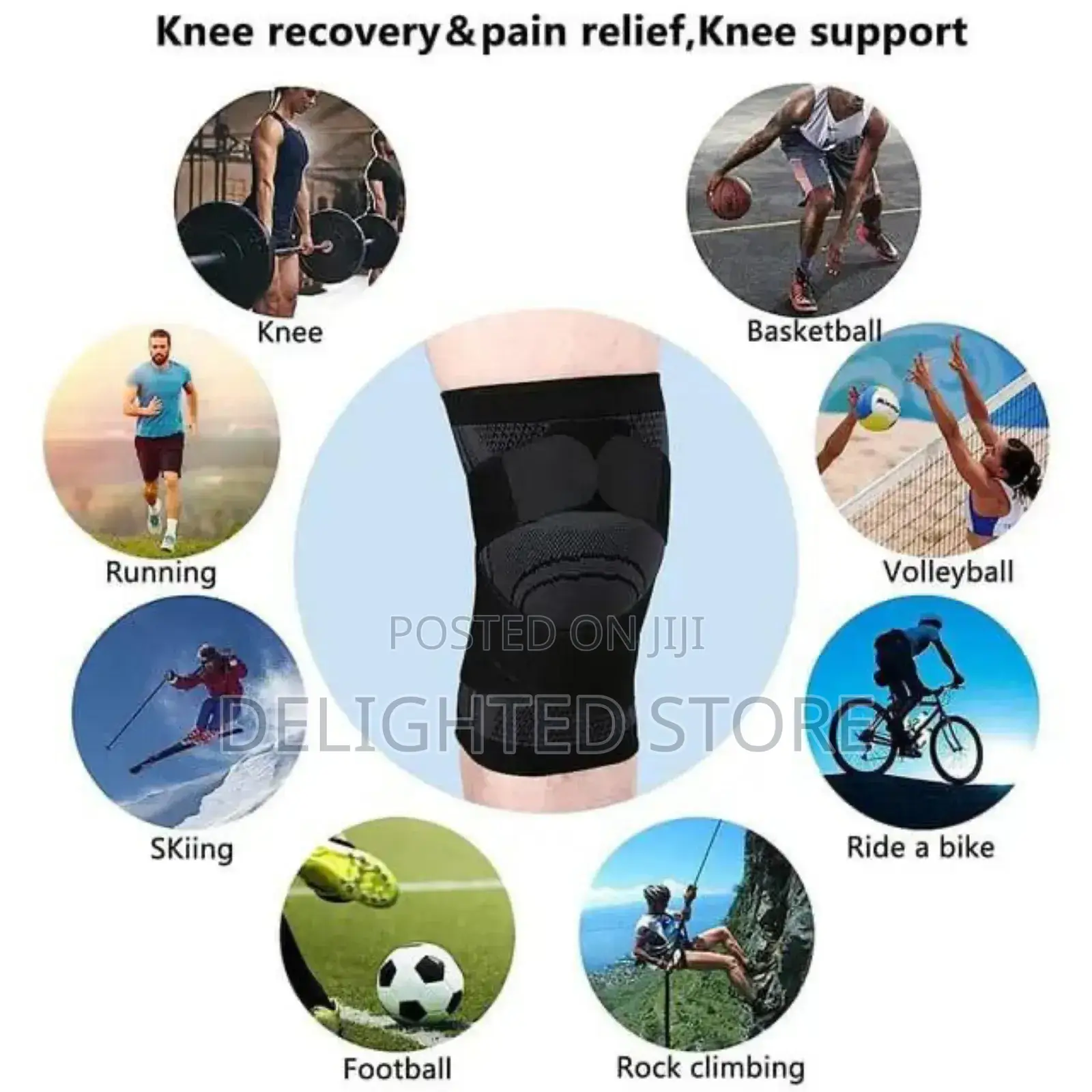 High Quality Arm/Knee Sleeve Support (Single Free Size)