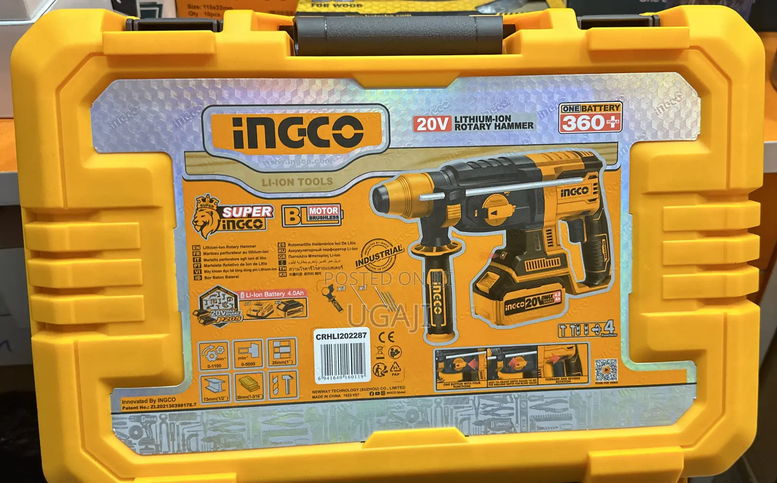 20v Ingco Rotary Hammer