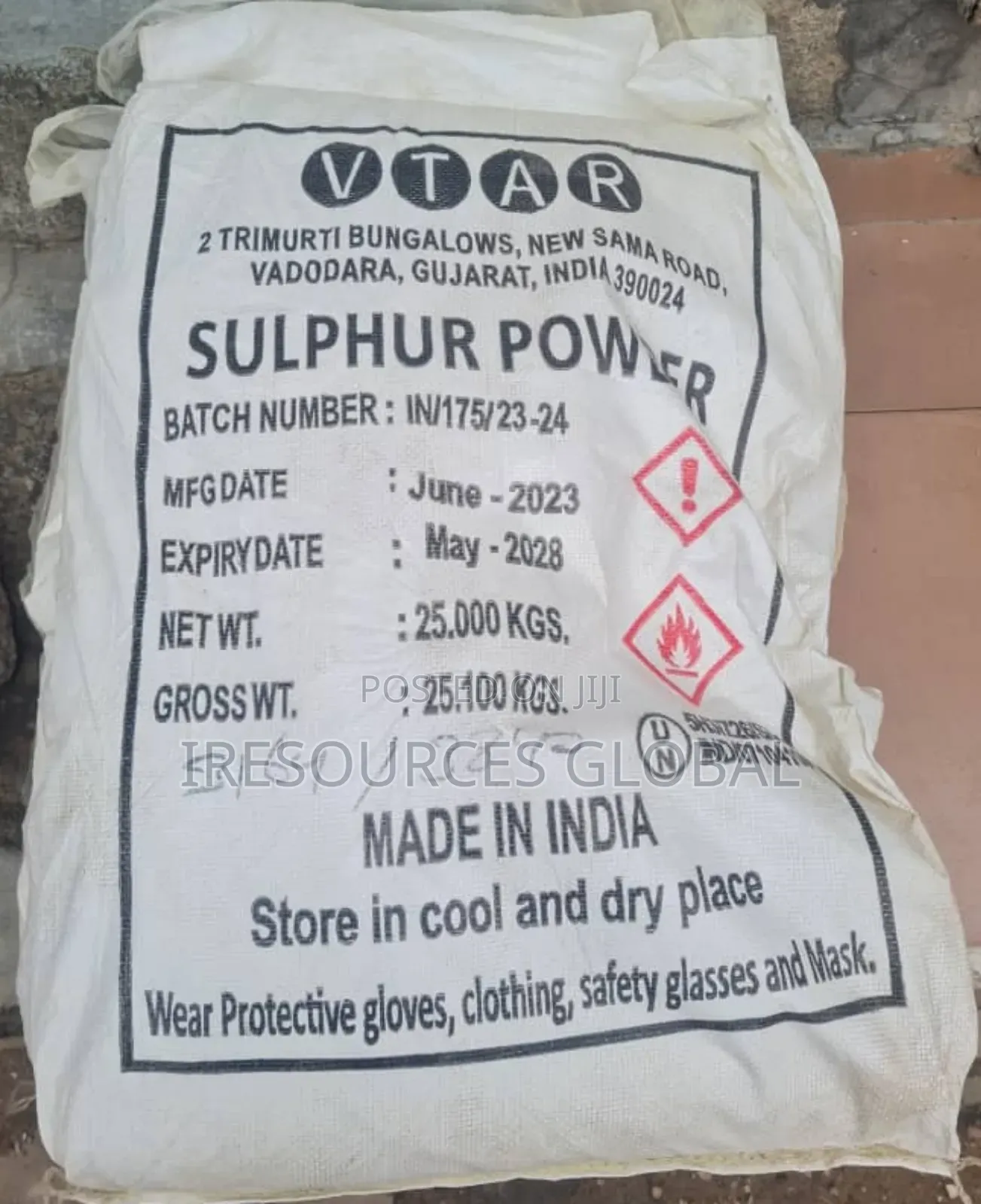 Sulphur Powder 325 Mesh
